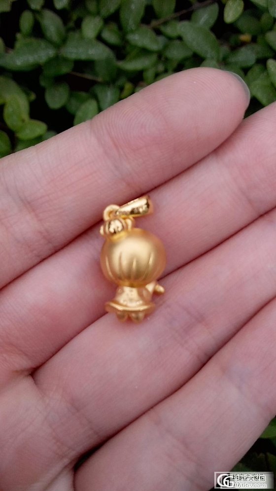 小金子娃娃_吊坠金