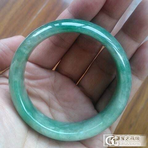 请各位坛友帮助估一下这只镯子的价格_翡翠