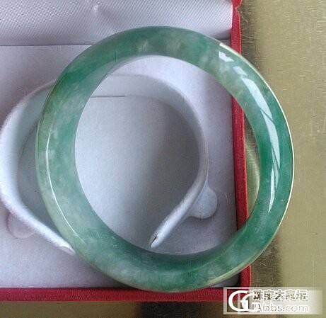 请各位坛友帮助估一下这只镯子的价格_翡翠