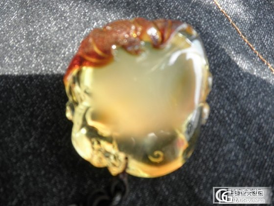 刚买的原石和成品，请各位行家长眼，看我上当大不大_琥珀