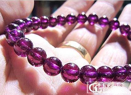 这串是天然的石榴石么？_石榴石