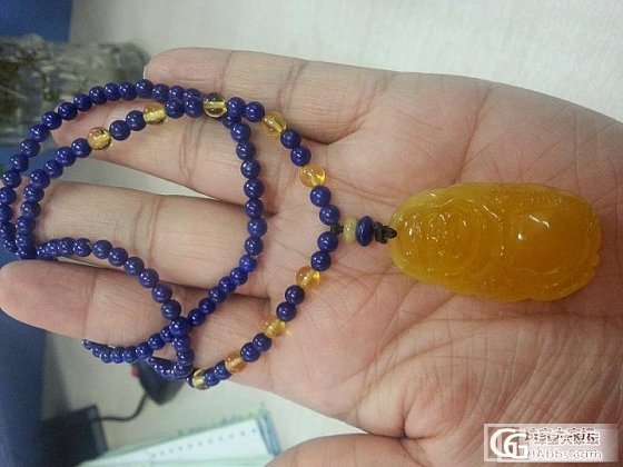 蜜蜡小佛爷_有机宝石