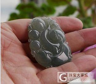 【御风堂翡翠】如意美，寓意也温馨_翡翠