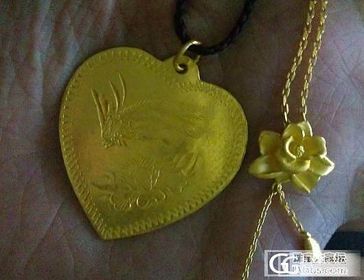 八九十年代的老鸡心_吊坠金