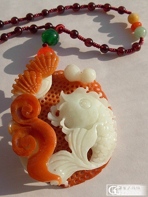 绝品美品，红白花玉_珠宝