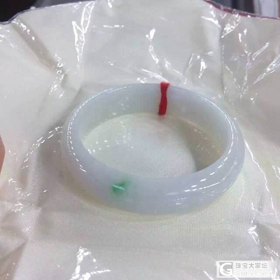 特色大标圈，只为那一抹绿，尺寸58-15.5-8.8mm,完美！底子细，水头不错..._翡翠