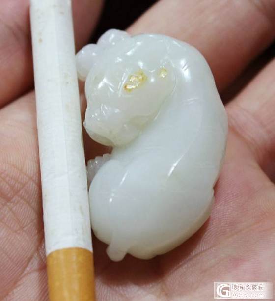 和田白玉【玉友园】36.9克一级的白虎_珠宝