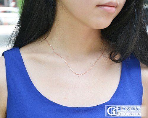 亲们注意啦！！18k项链特价促销249一克【粤豪k-gold】_金