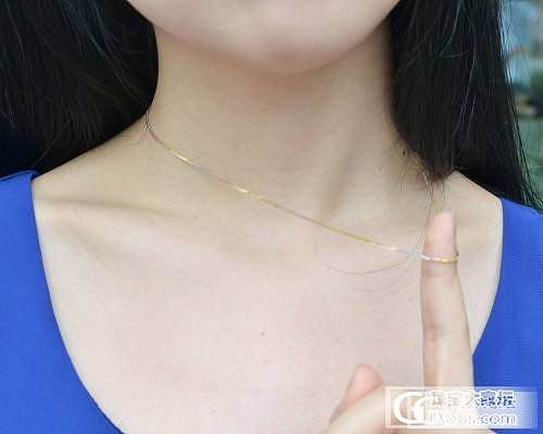 亲们注意啦！！18k项链特价促销249一克【粤豪k-gold】_金