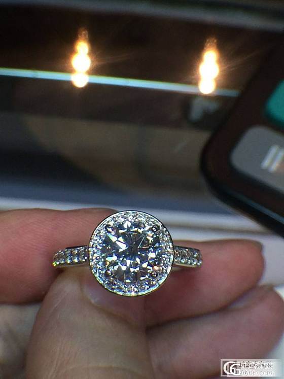 1.80CT VS2 E 3EX TIFFANY Embrace精工款出炉 手机..._乐钻珠宝彩钻