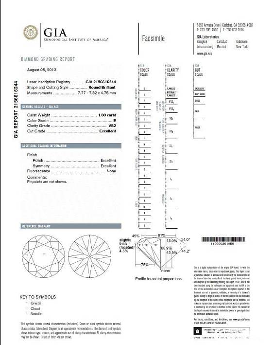 1.80CT VS2 E 3EX TIFFANY Embrace精工款出炉 手机..._乐钻珠宝彩钻