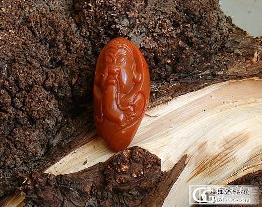 三号拍品：   南红玛瑙精品挂件柿子红关公：九点05分开始_玛瑙