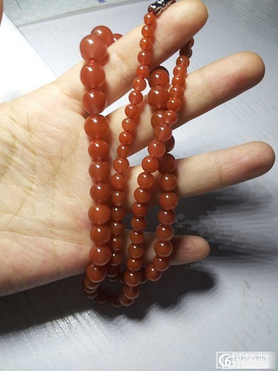 稀里糊涂买了一串南红，貌似买贵了_南红