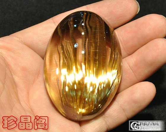 传世珍品 罕见超大钛晶猫眼_宝石
