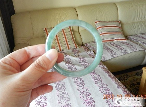刚收到的镯子，看看如何_翡翠