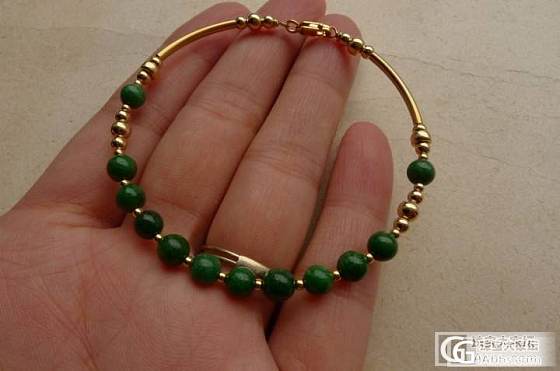 14K包金花青、多彩圆珠桶珠手链手环预订团_翡翠