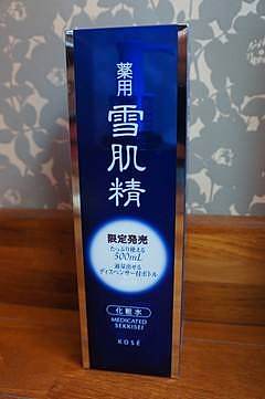 3月底才购入的新鲜品日本药妆店购入的雪肌精化妆水500ML_品味