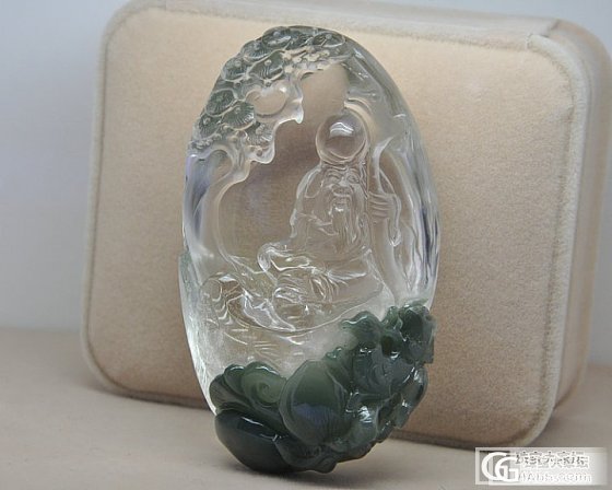 绿幽灵寿星翘色把玩_宝石