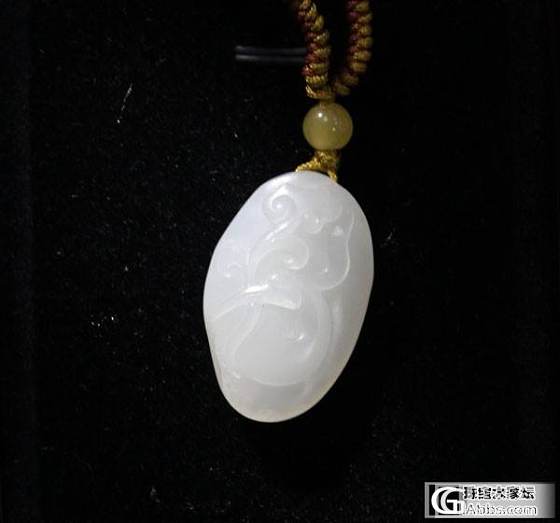 和田白玉手把件一组，低价出售！_玉石