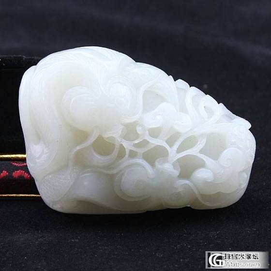 和田白玉手把件一组，低价出售！_玉石