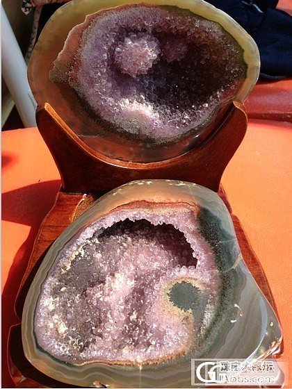 我买的粉晶聚宝盆 打击看看如何_水晶