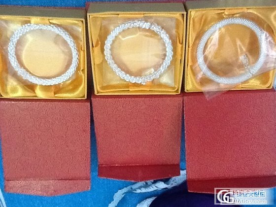 订做木易家的镯子到货啦，晒晒_手镯银