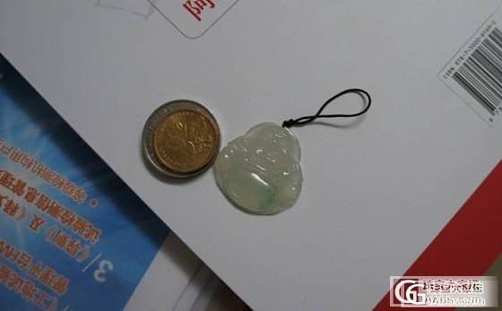 佛公，肚子飘绿花底子细腻干净，翡翠A货挂件吊坠_翡翠