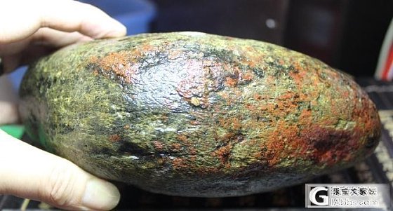 这块原石自己看不懂,重七斤多.老师们指点一二_半成品翡翠