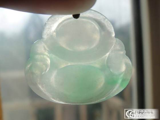 三只小小飘绿精雕佛公~喜欢萌笑大肚子的不可错过~_翡翠