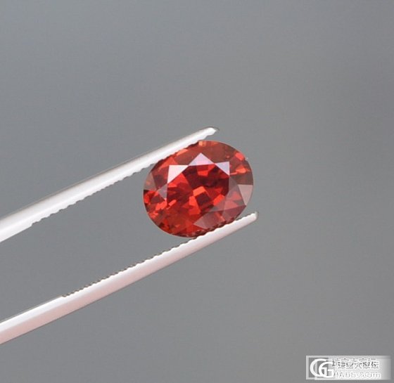 收藏级malaya石榴石~稀罕的3.30ct莲味橙色锰铝-镁铝榴石,850/ct_宝石