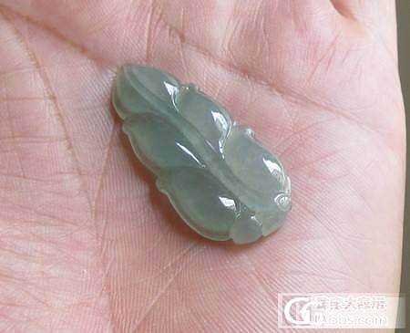 【冰冰翠】天然缅甸翡翠荧光大叶子_翡翠