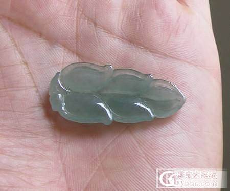 【冰冰翠】天然缅甸翡翠荧光大叶子_翡翠