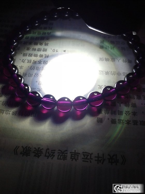 美丽的紫牙乌~~通透美好~~_石榴石