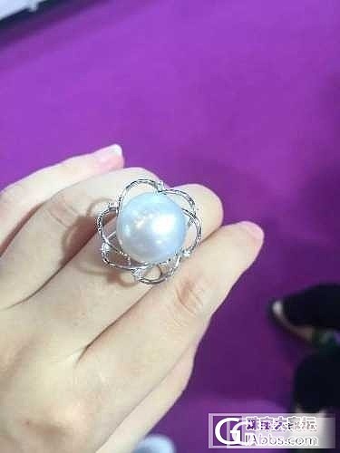 珠宝展的一些美物_吊坠海水珍珠戒指耳钉