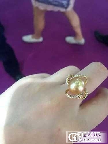 珠宝展的一些美物_吊坠海水珍珠戒指耳钉