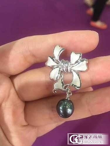 珠宝展的一些美物_吊坠海水珍珠戒指耳钉