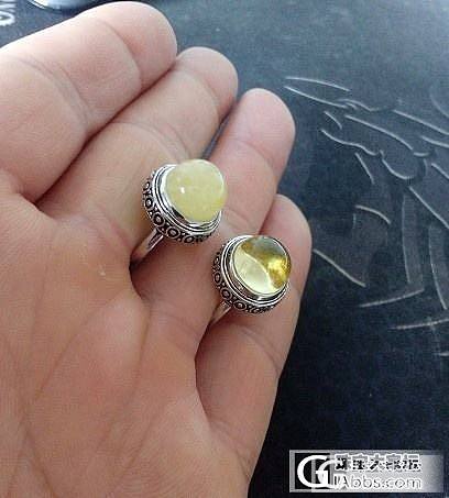 蜜蜡佛头    小饼子    镶嵌戒指   一点杂货换米_有机宝石