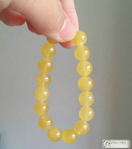 戴了十天的金绞蜜_手链蜜蜡