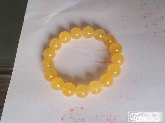 戴了十天的金绞蜜_手链蜜蜡
