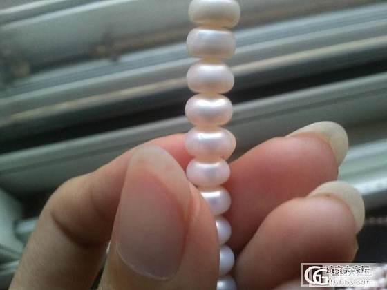 天然淡水馒头和算盘珍珠项链10件余货，35一条_有机宝石