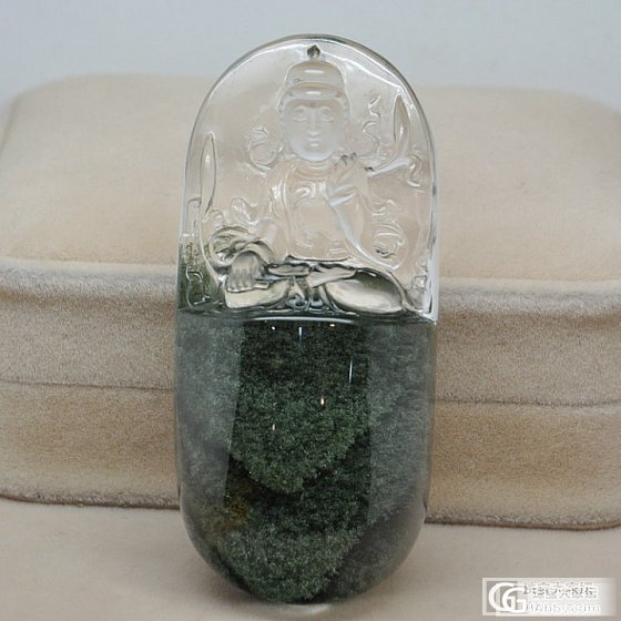 极品绿幽灵观音_宝石