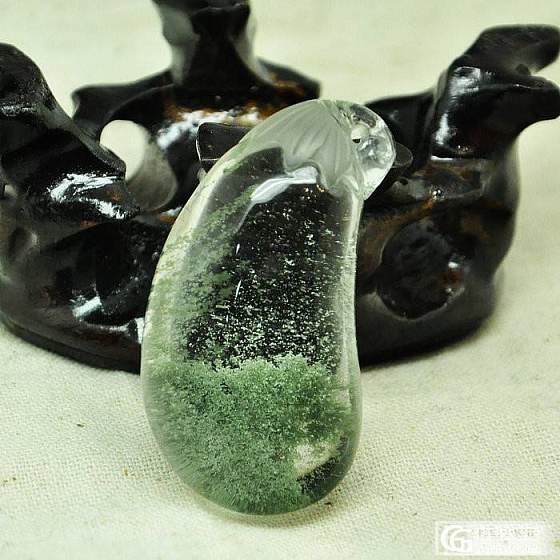 再次特价出一个绿幽灵茄子，先到先得_宝石
