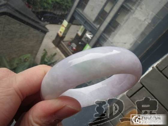 【无艳·扉玥】5.2粉紫飘绿根福镯 、细糯春彩飘阳绿福镯_翡翠
