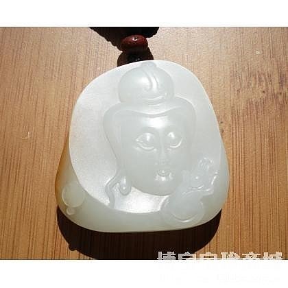 大虾帮掌掌眼,这是新疆和田籽料观音?(大量补图!)_花件和田玉