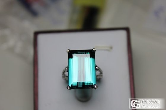 蓝绿蓝绿，是蓝是绿？16CT，9CT两颗碧玺_刻面宝石碧玺