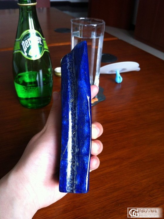 688g的青金石原石~_水晶