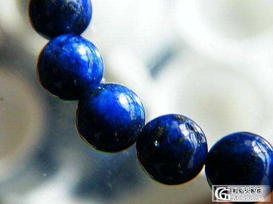 跪求各位朋友帮我看看，别人送我的青金石值多少钱！是不是天然的？_青金石