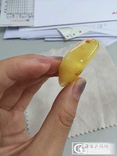 第一次磨原石 给大家看看_打磨蜜蜡