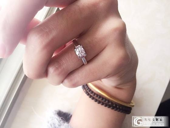 婚戒，自我感觉美美哒_钻石