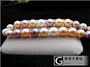 再来两条精致迷人珍珠手链_有机宝石